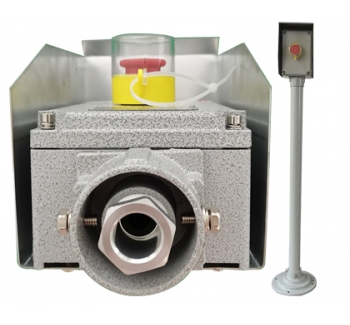 急停防爆操作柱带防雨罩（户外立式）