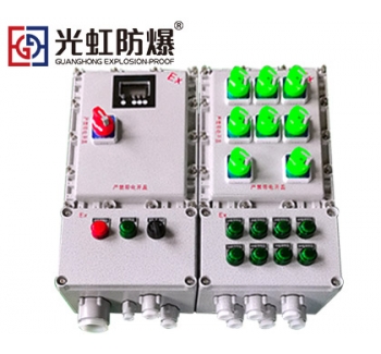 电伴热防爆温控箱 铸铝合金带观察视窗数显温度