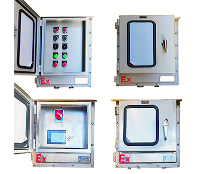 加装防护门防爆配电箱 不锈钢双门防爆控制箱